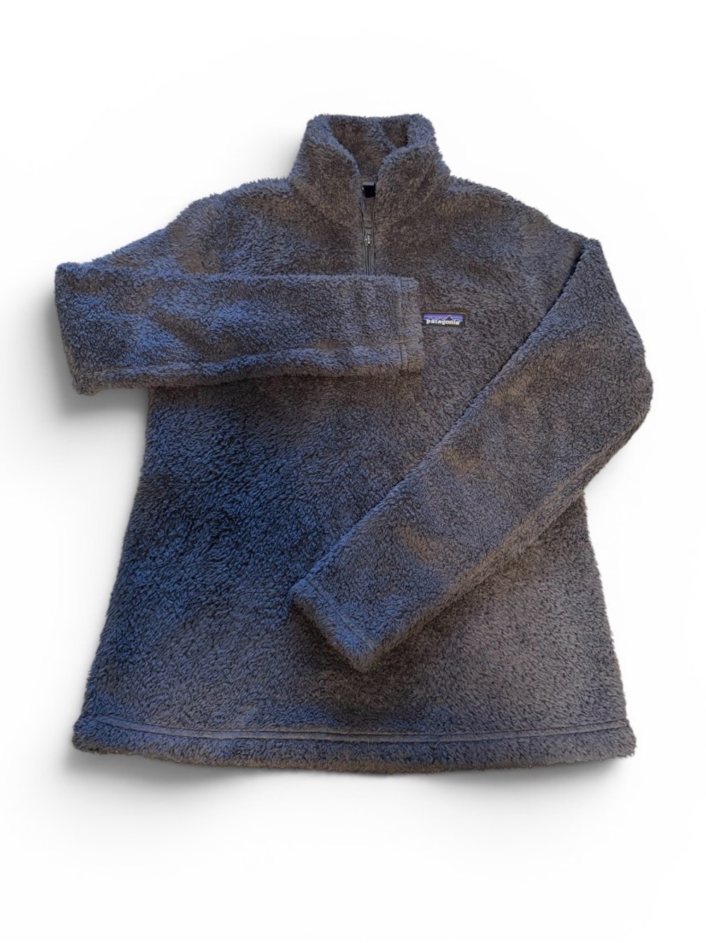 Patagonia Charcoal Sherpa Pullover Half-Zip